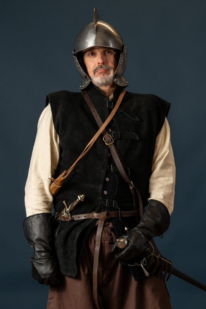 Leather jacket Orthello, 16th-17th century, black