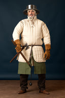 Gambeson longo com mangas removíveis