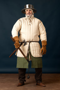Gambeson longo com mangas removíveis