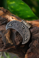 Amuleto lunula Rusvik pequeño, bronce plateado