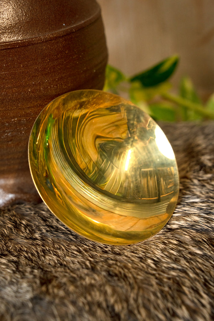 Brass incense bowl