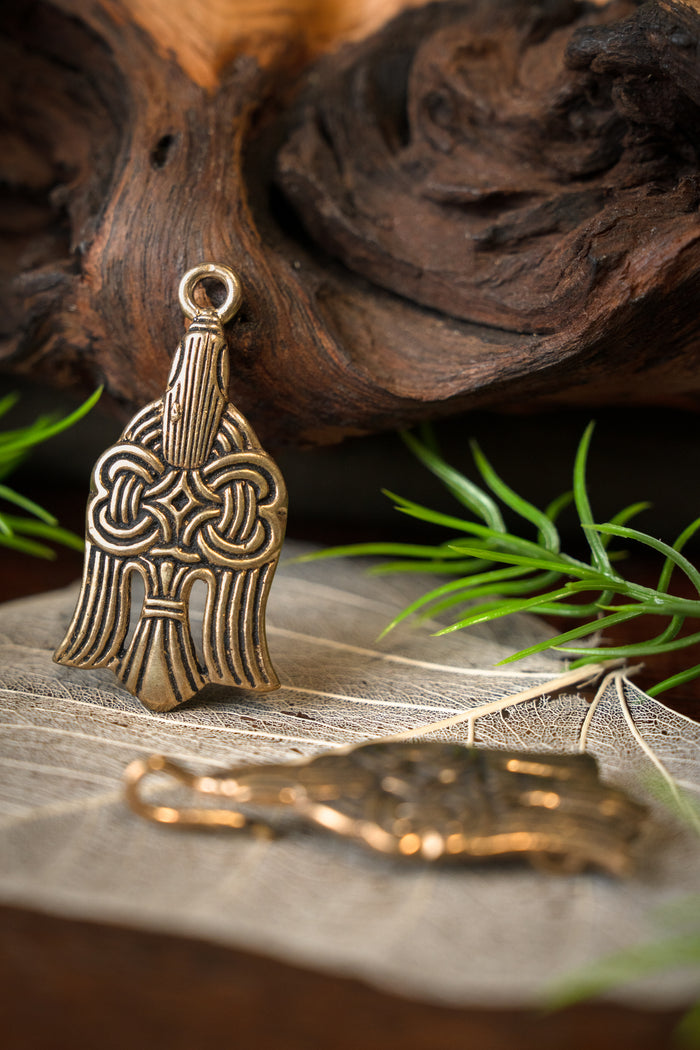 Zapięcie do płaszcza Rusvik, brąz