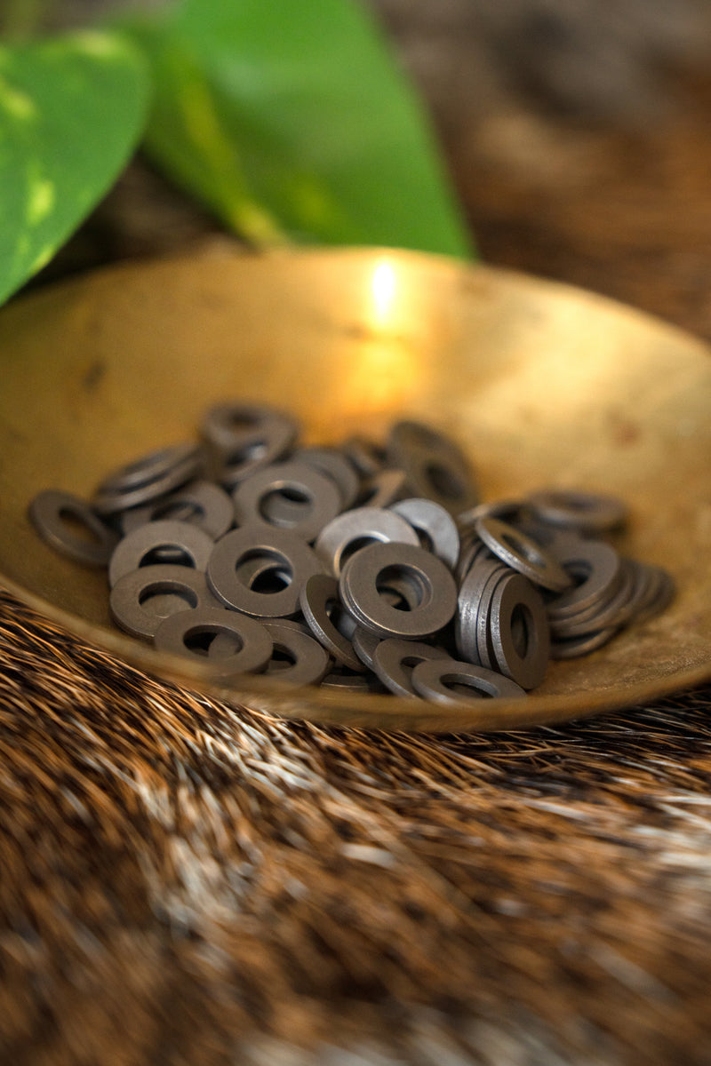 Unterlegscheiben, groß, Satz mit 100 Stück