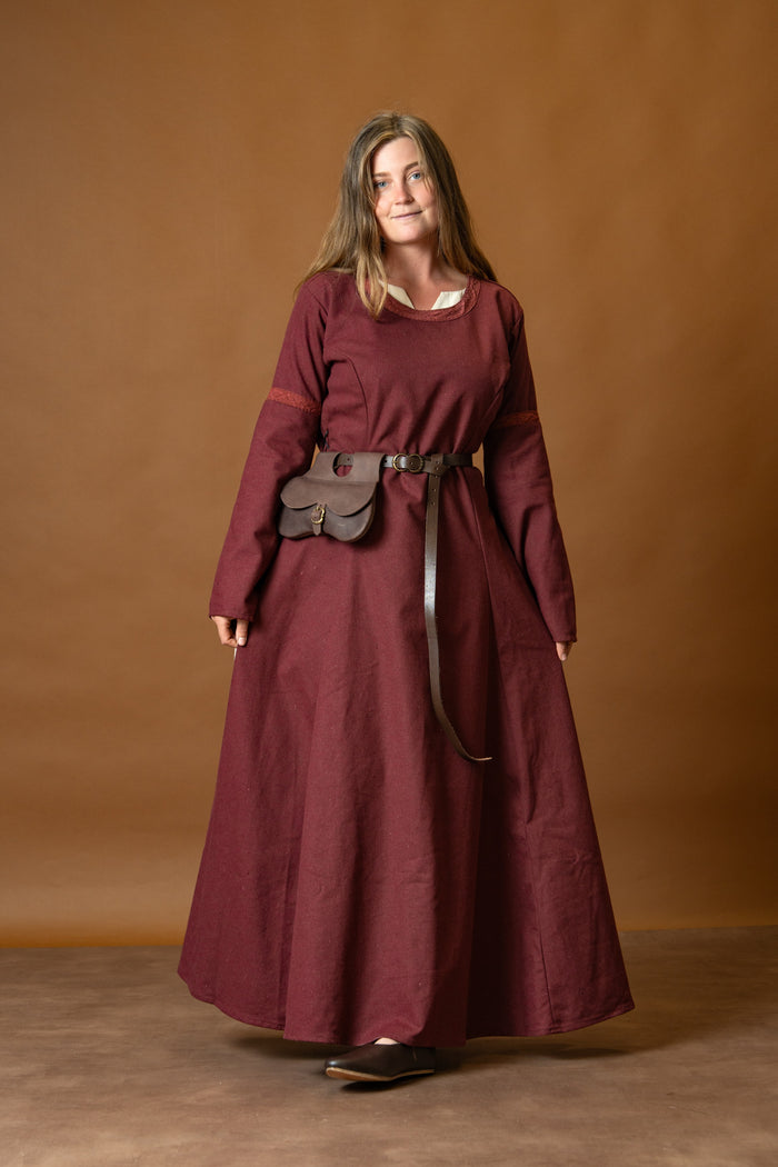 Bliaut Lenora, rood