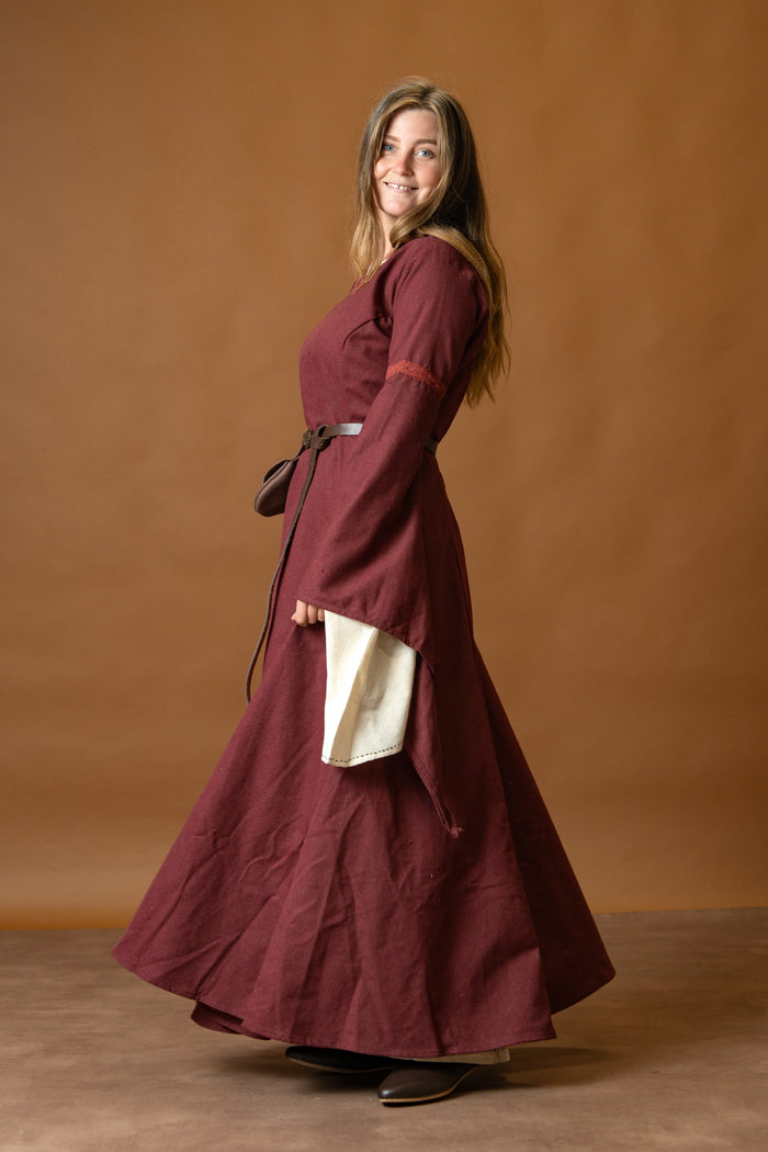 Bliaut Lenora, rood