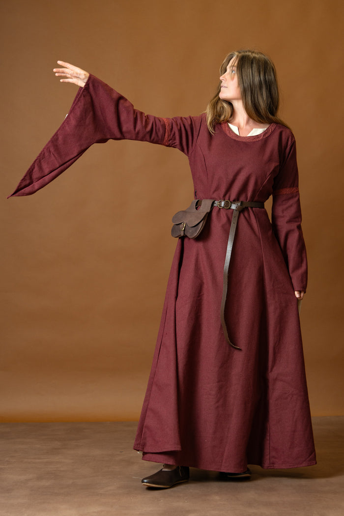 Bliaut Lenora, rood