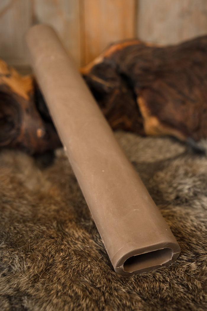 Sværdgreb til halvandenhåndssværd, brunt