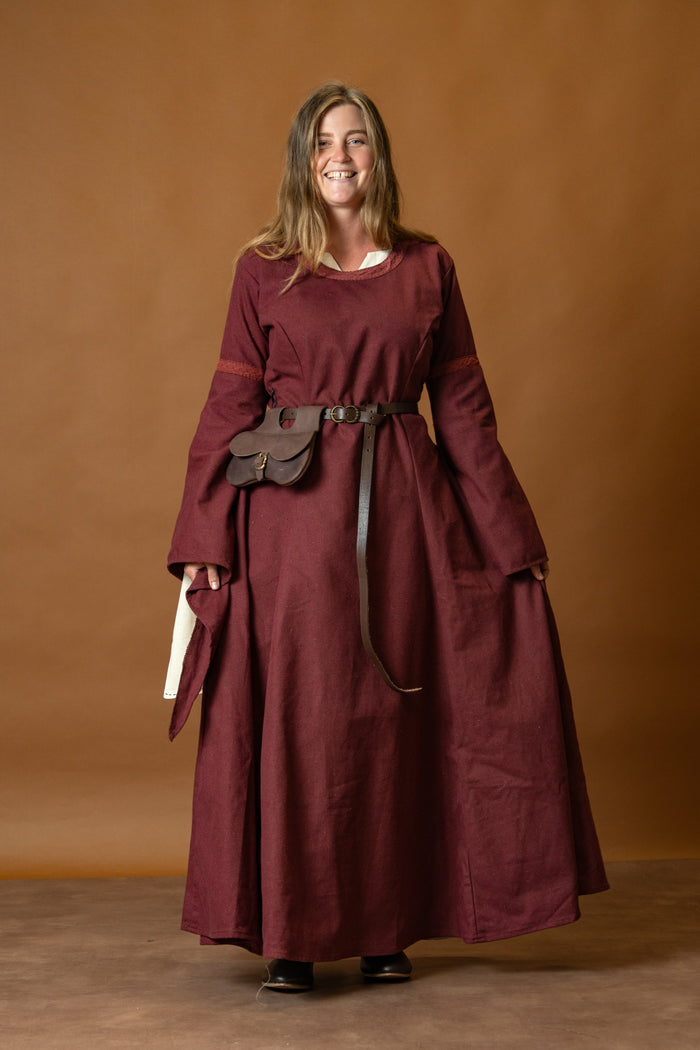 Bliaut Lenora, rood