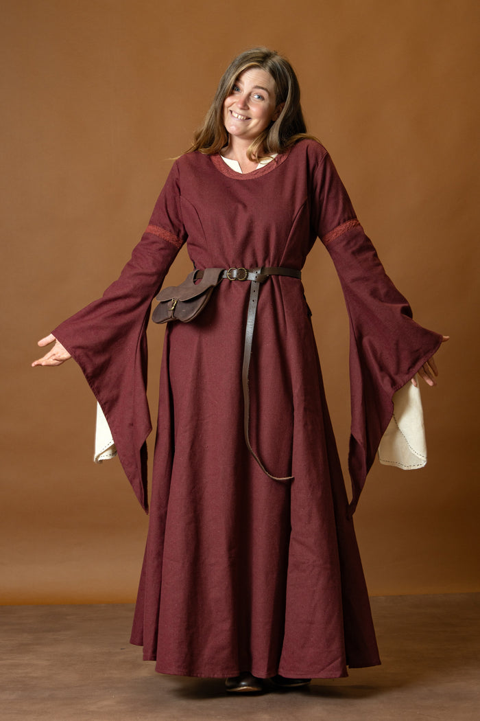 Bliaut Lenora, rood