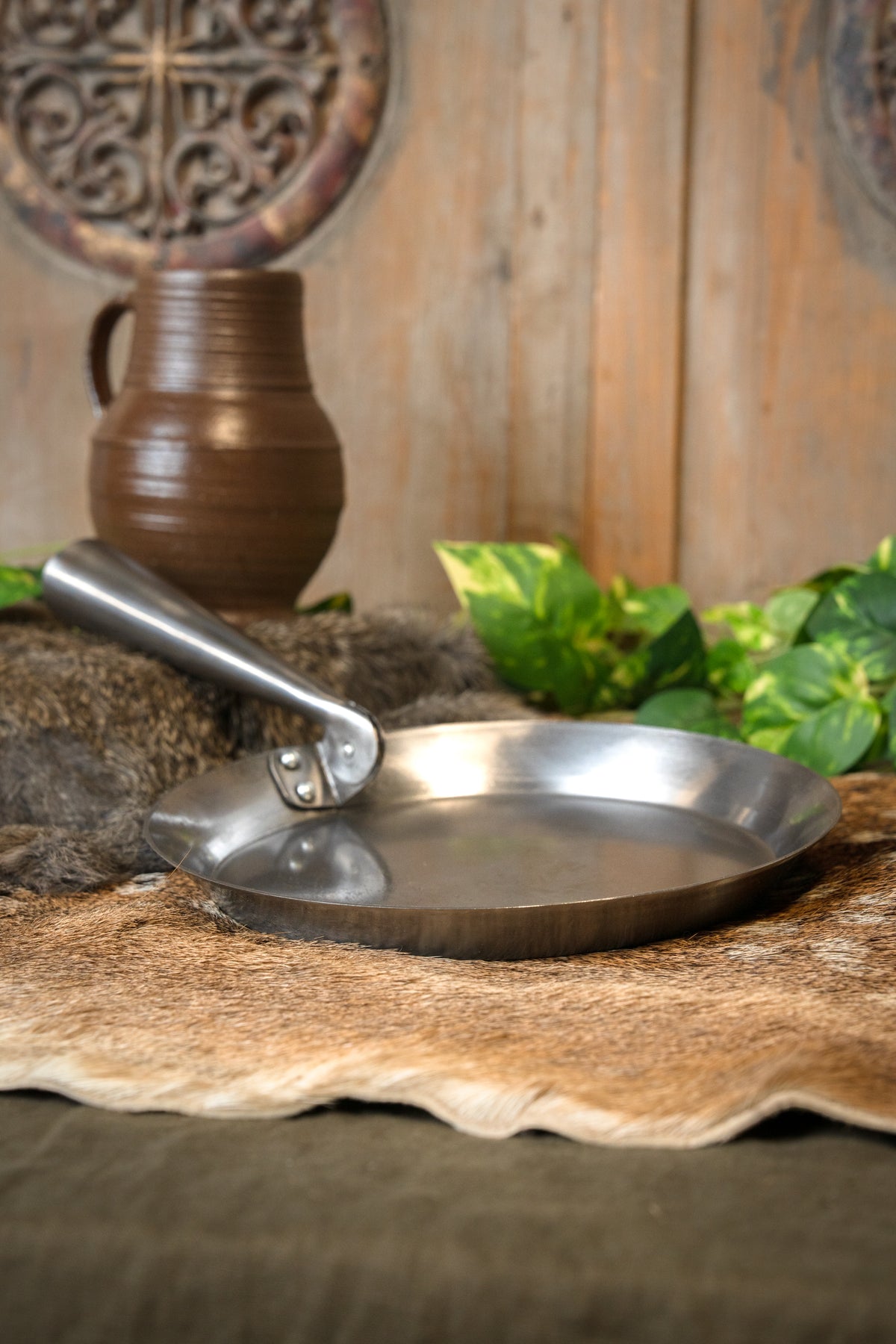 Hopfällbar stekpanna