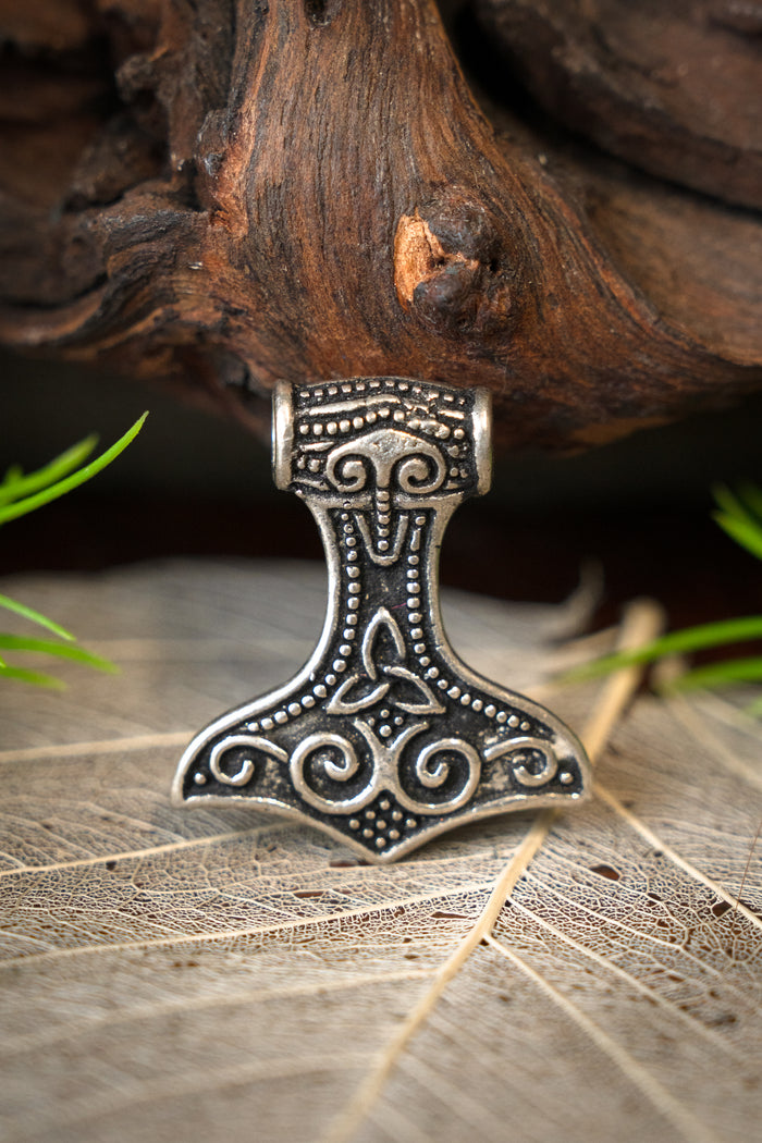 Rusvik torshammare, försilvrad brons