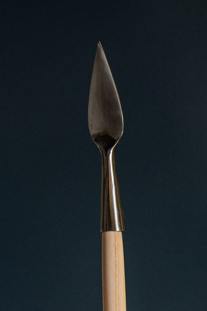 Vroeg-middeleeuwse speerpunt, 22 cm, semi-scherp