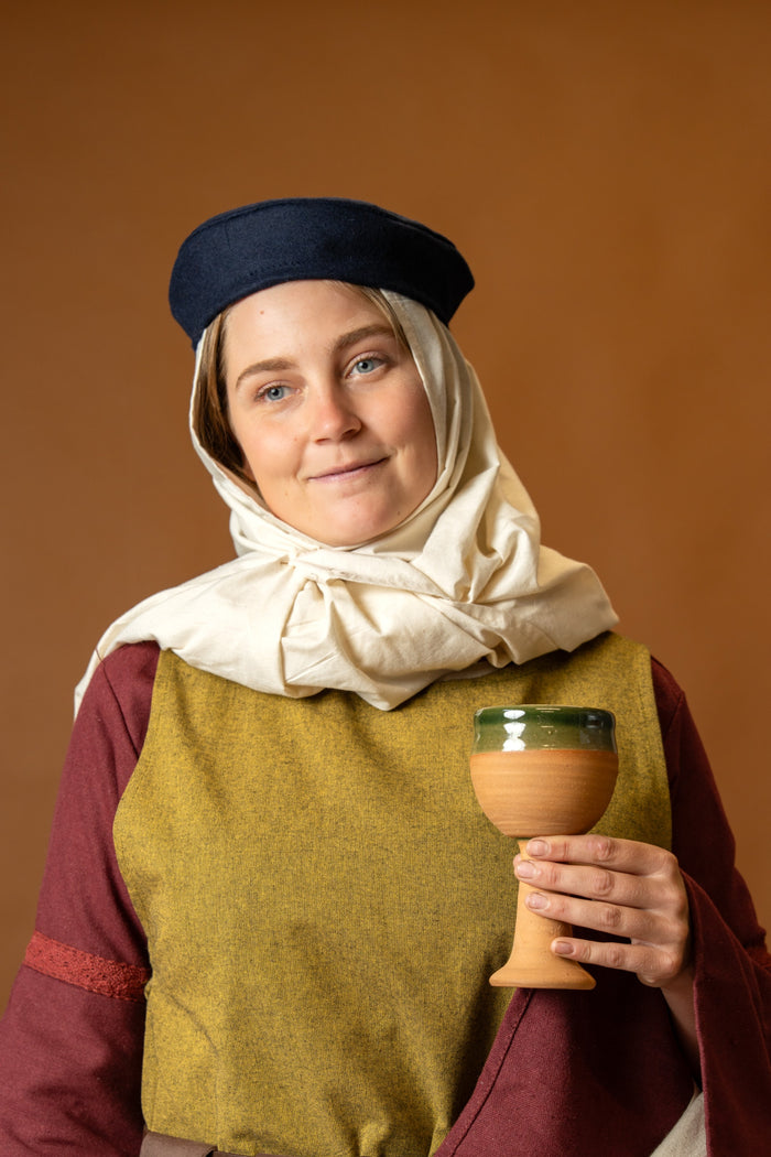 Hue Hugo, blå, ullblanding