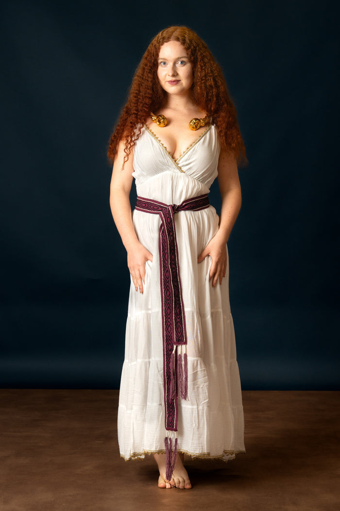 Godinnen Jurk Athena, wit