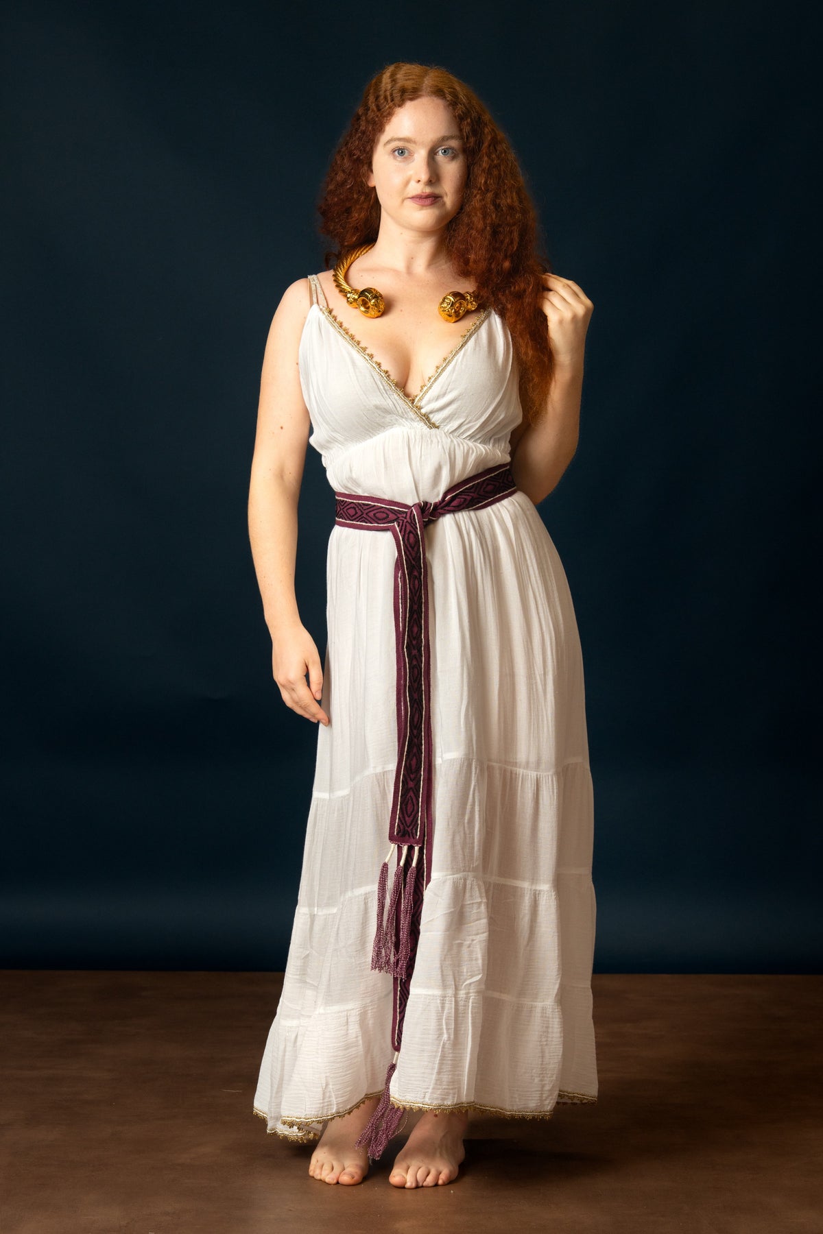 Godinnen Jurk Athena, wit