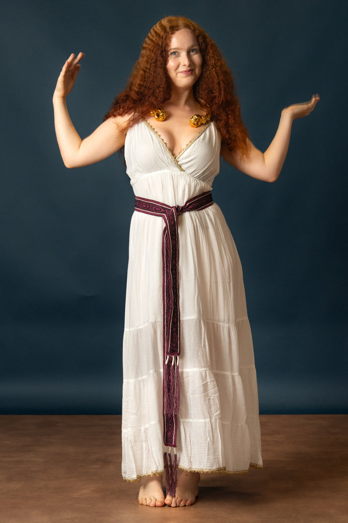 Goddess Dress Athena, white