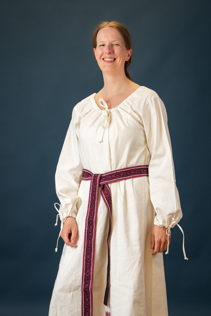 Matilda mittelalterliche Chemise, Unterkleid, weiß