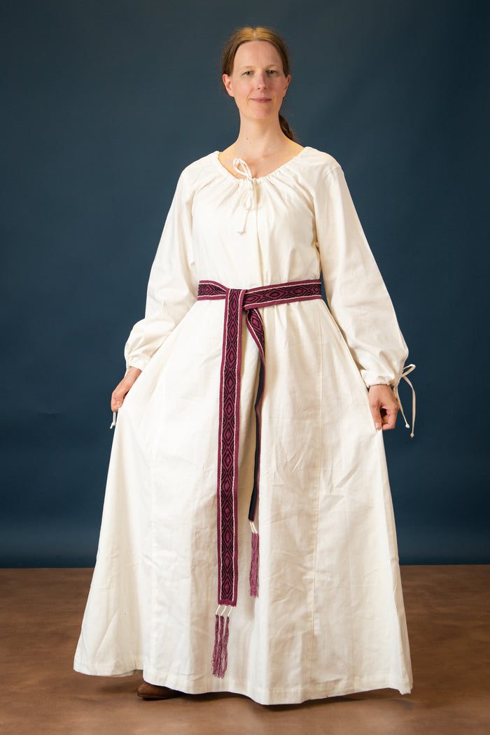Matilda mittelalterliche Chemise, Unterkleid, weiß
