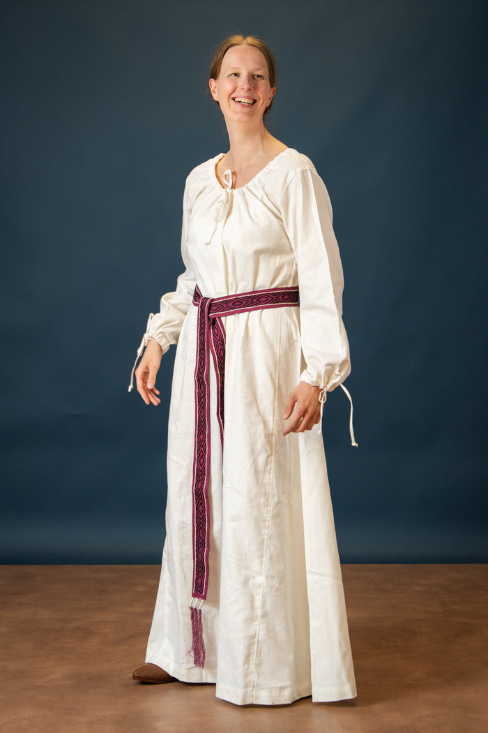 Matilda mittelalterliche Chemise, Unterkleid, weiß