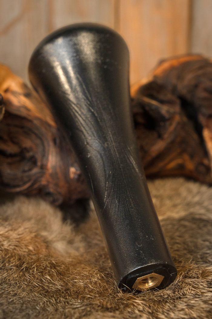 Lange kurkpommel zwart