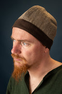 Gorro Birka con motivo de espiga, marrón