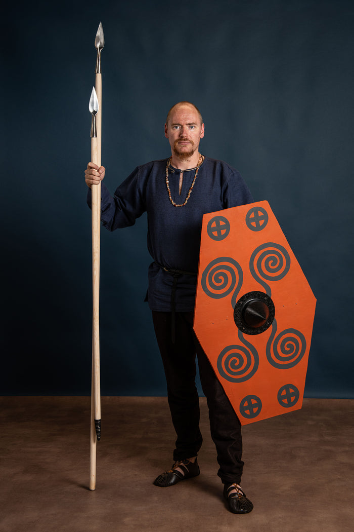 Viking tunic Hans, blue