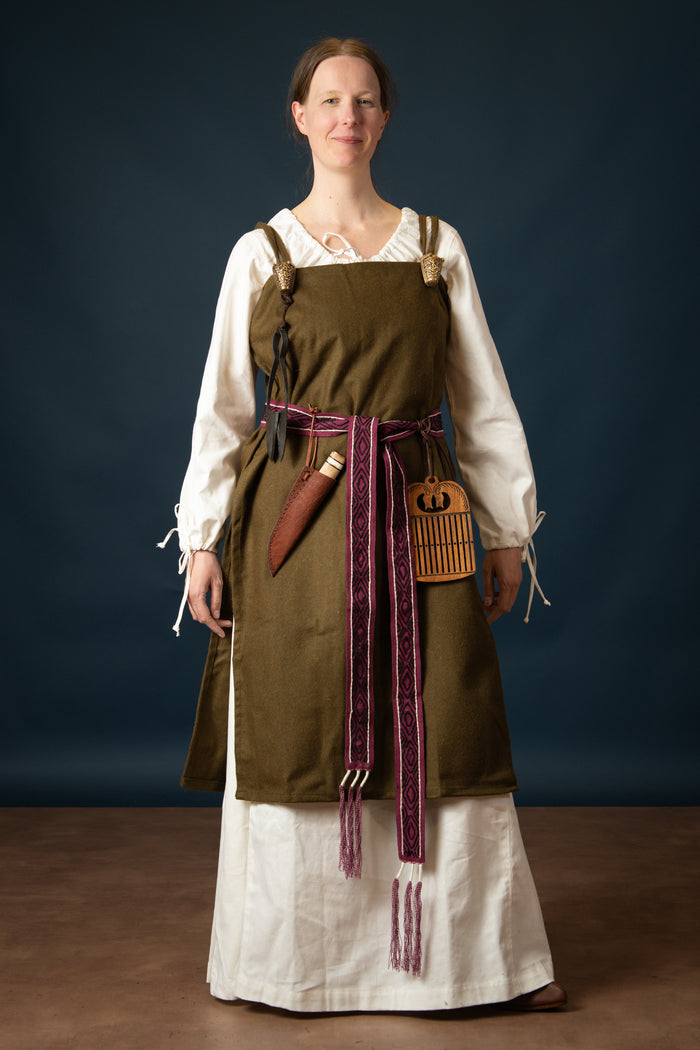 Matilda mittelalterliche Chemise, Unterkleid, weiß