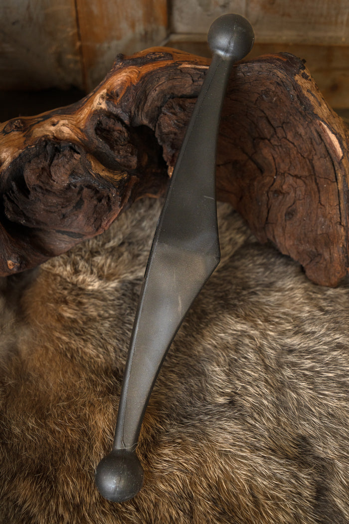 Pareerstang eenhander zwart