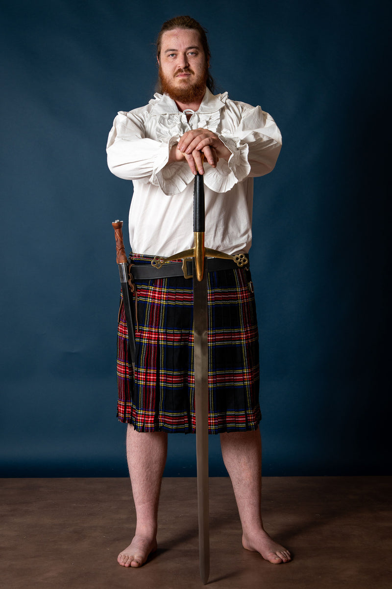 Camisa pirata, blanca