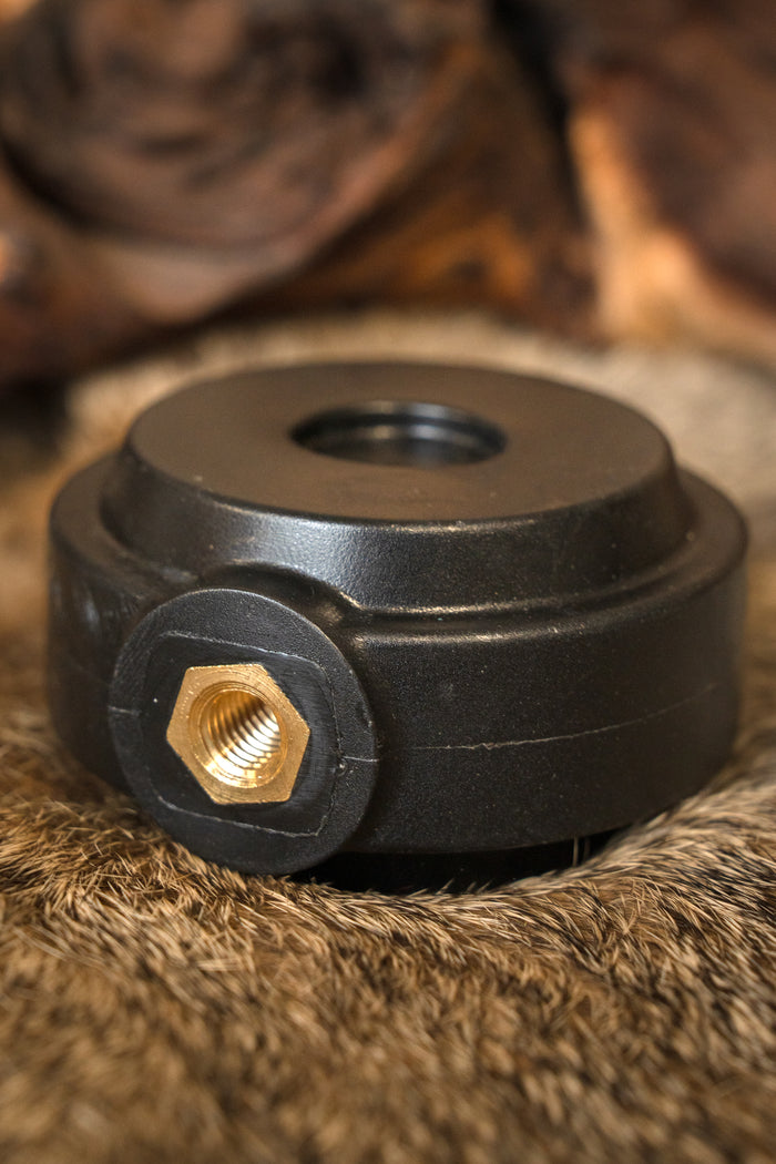 Ronde pommel voor trainingszwaard zwart