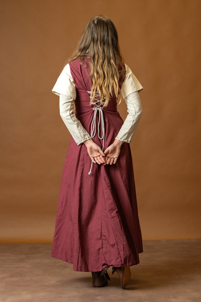 Kirtle Elodie, rød/creme
