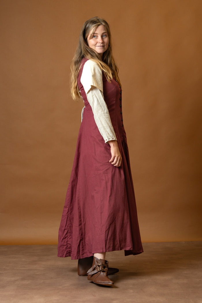 Kirtle Elodie, rood/creme