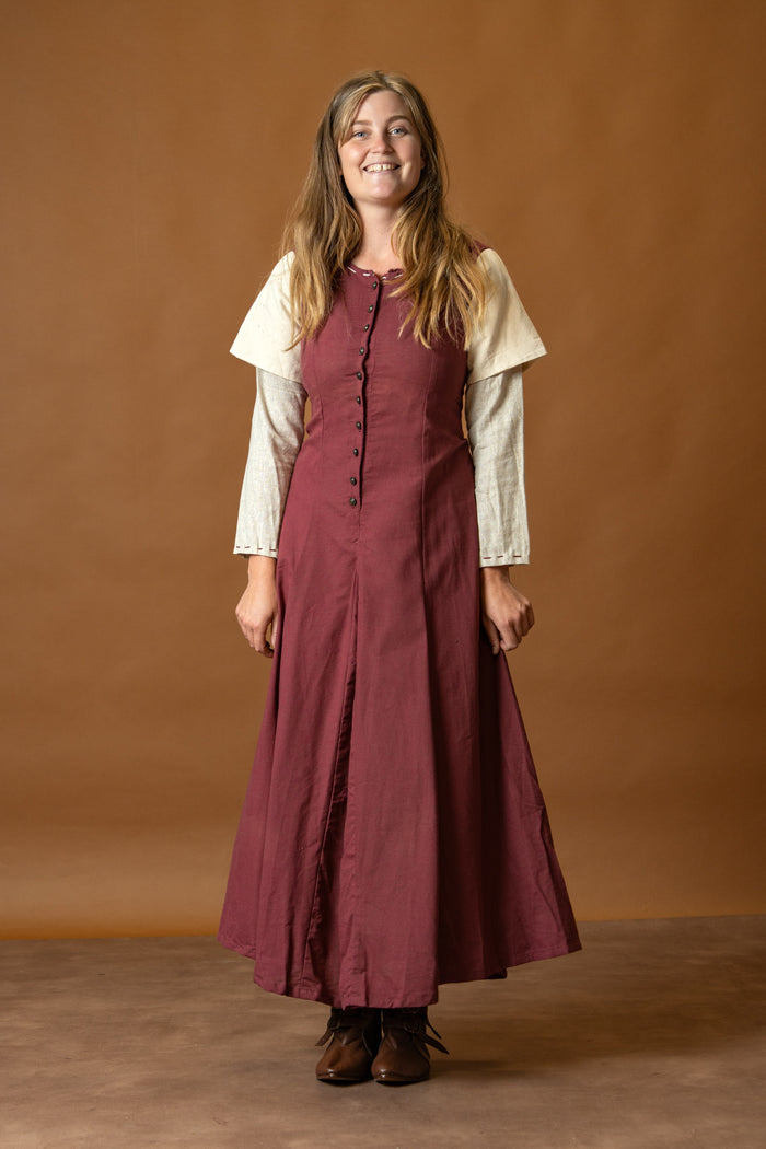 Kirtle Elodie, rood/creme