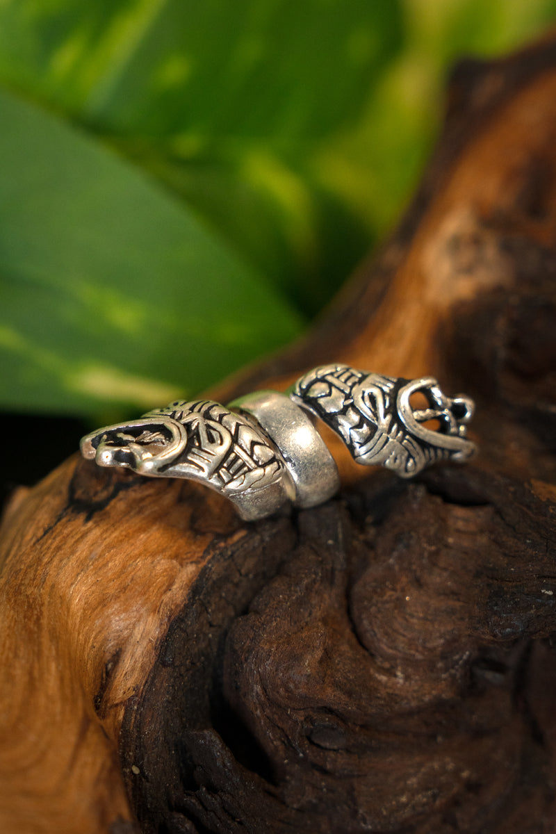 Perle de barbe Viking Haithabu, bronze argenté