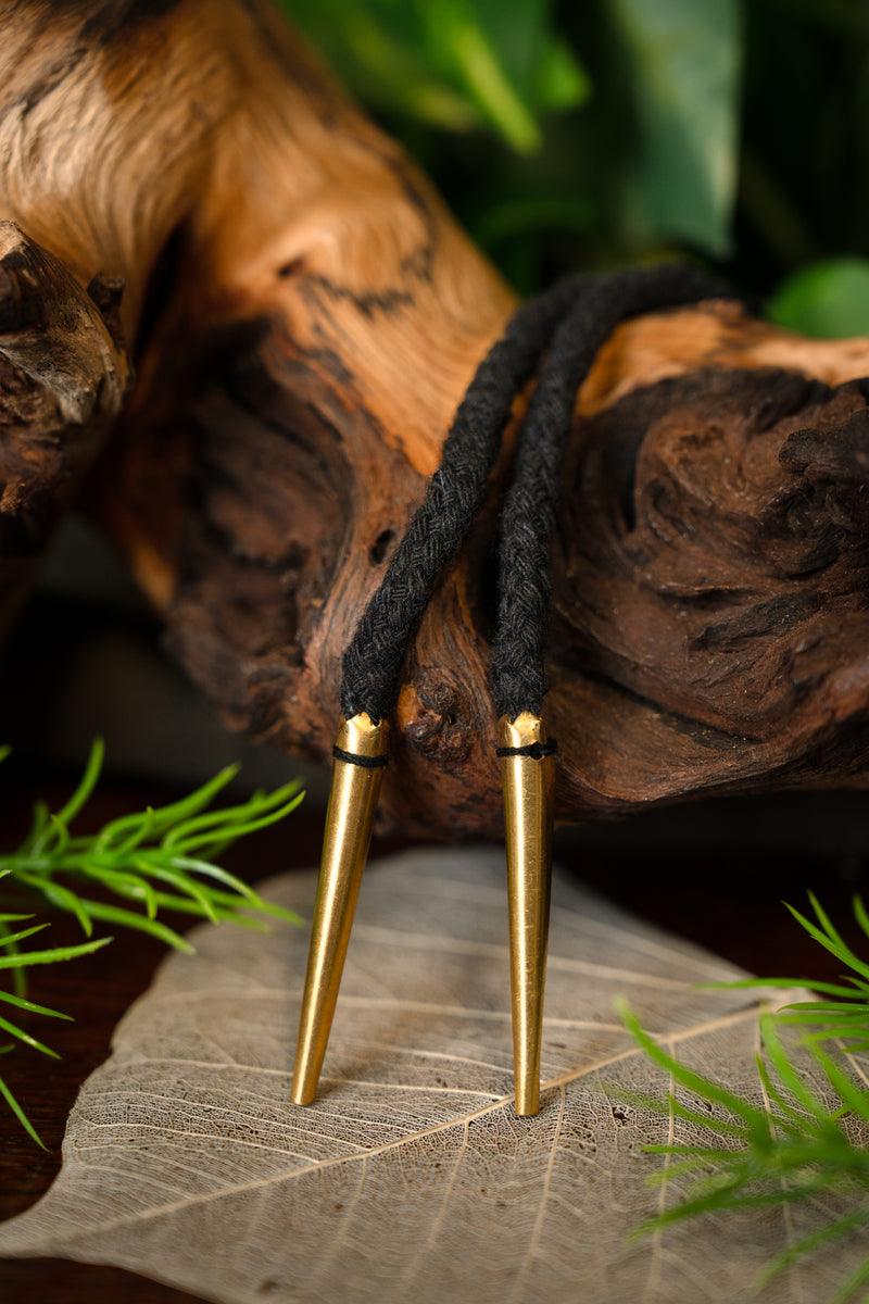 Lacci con aglets 150 cm, set da 5, neri