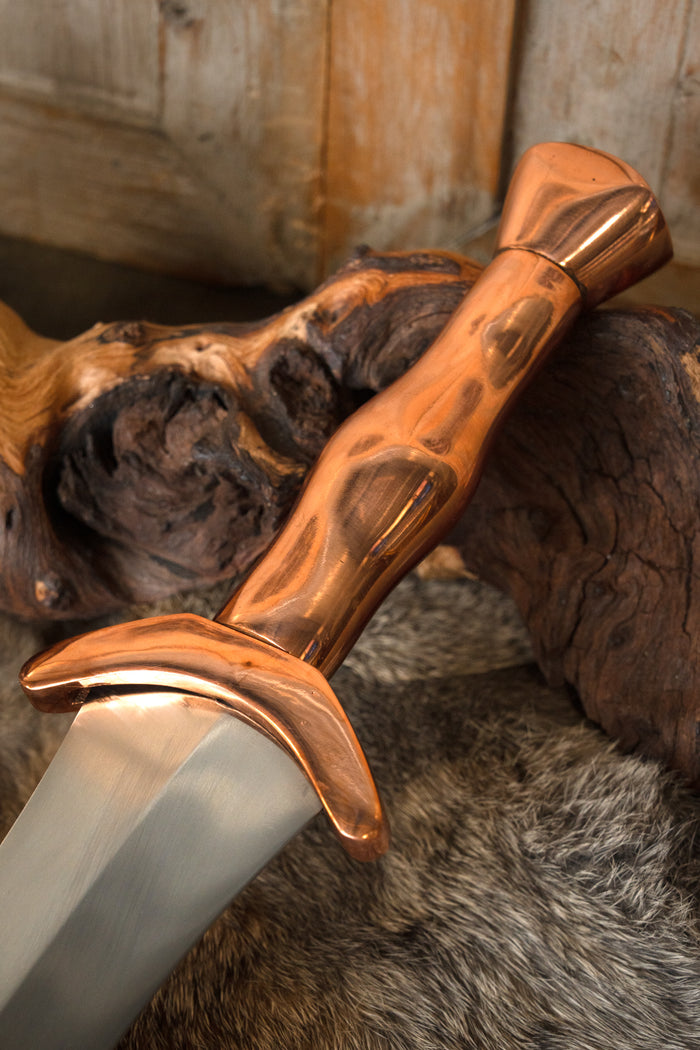 Spartansk Lakonia-sværd, halvskarpt