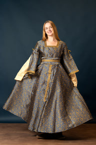 Aquitania bliaut - blauw