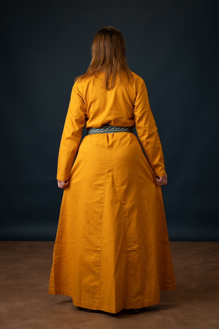 Viking dress Milla, yellow