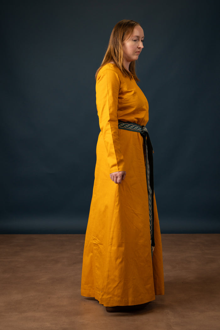 Viking dress Milla, yellow