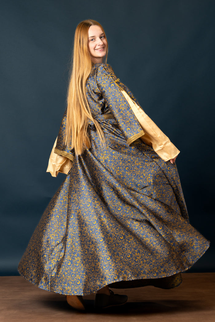 Aquitania bliaut - blauw