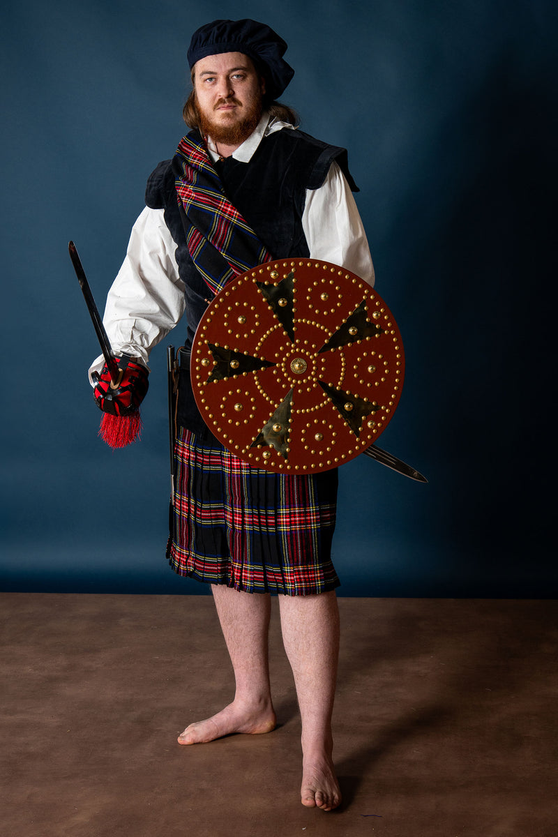 Scottish plaid tartan, Black Stewart