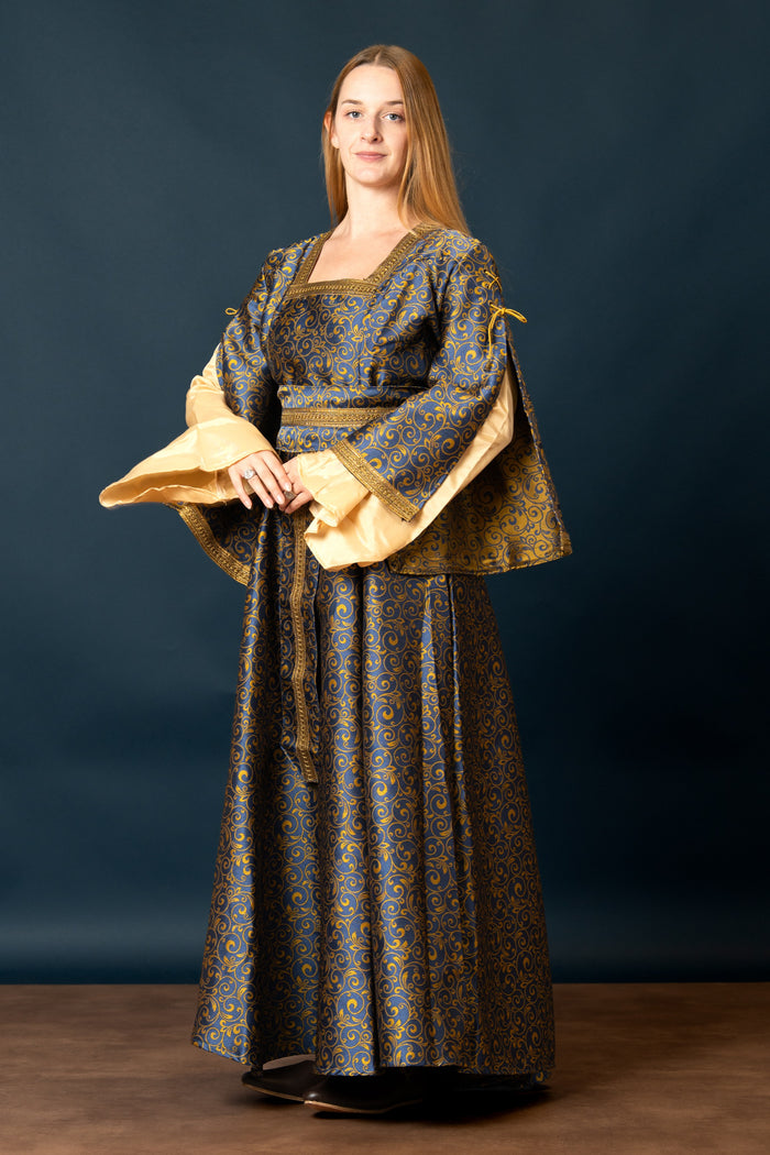 Aquitania bliaut - blauw