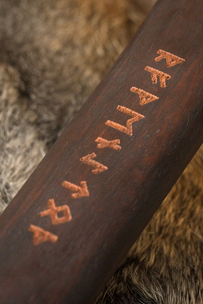 Viking axe and knife set, semi-sharp