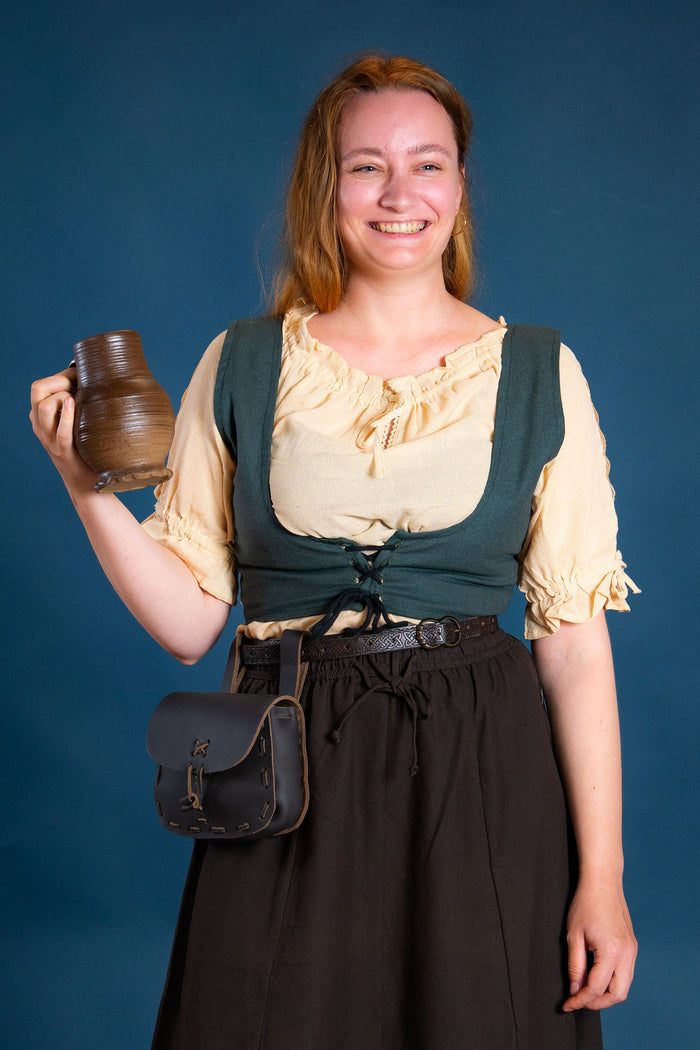 Annabelle bodice, green