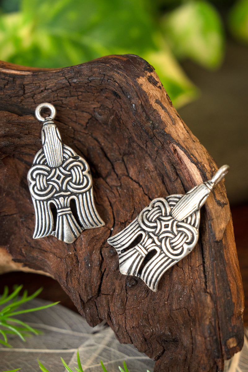 Zapięcie do płaszcza Rusvik, posrebrzany brąz