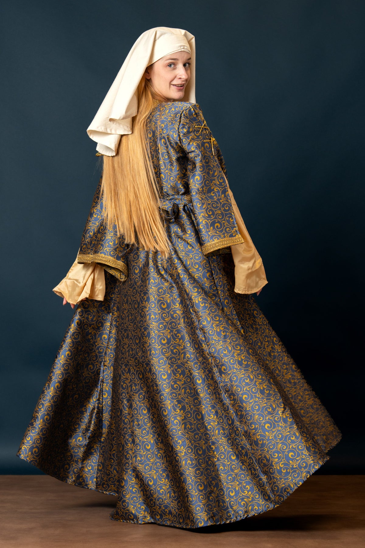 Aquitania bliaut - blauw