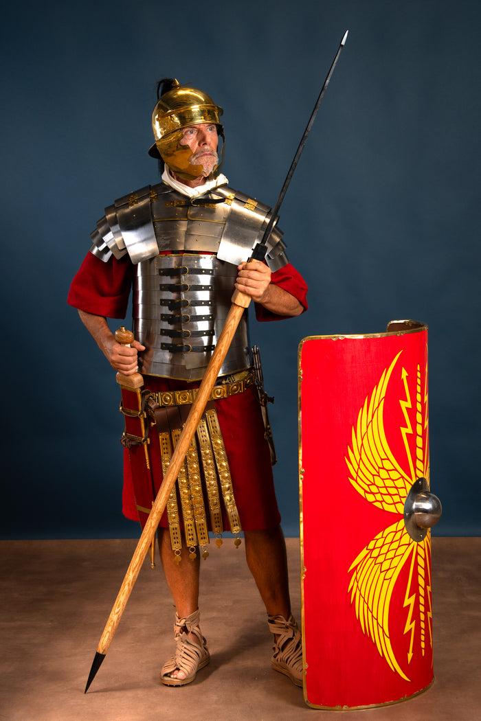 Kwadratowy pilum, półostry