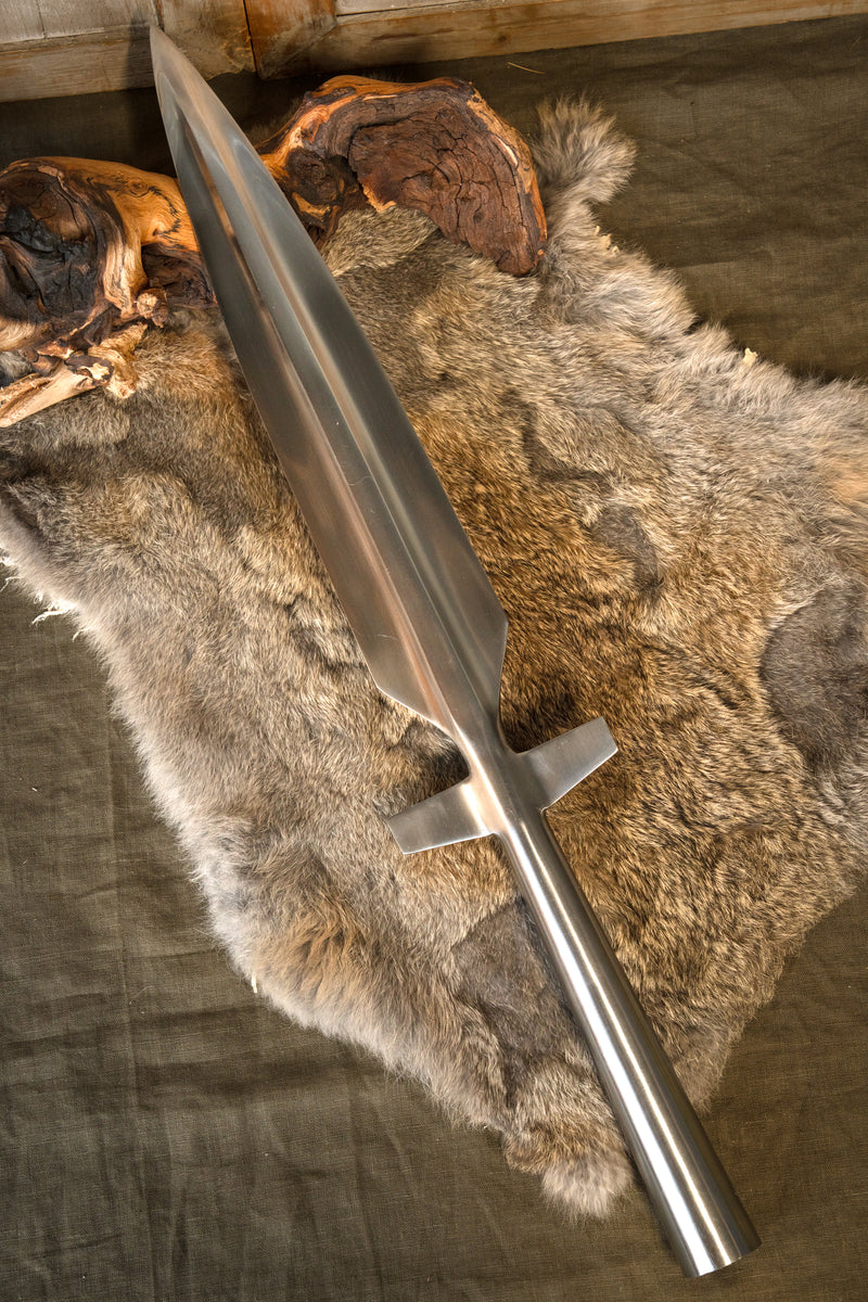 Lance Viking ailée, semi-tranchante