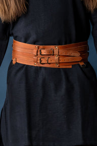 Celtic belt Ruari, light brown