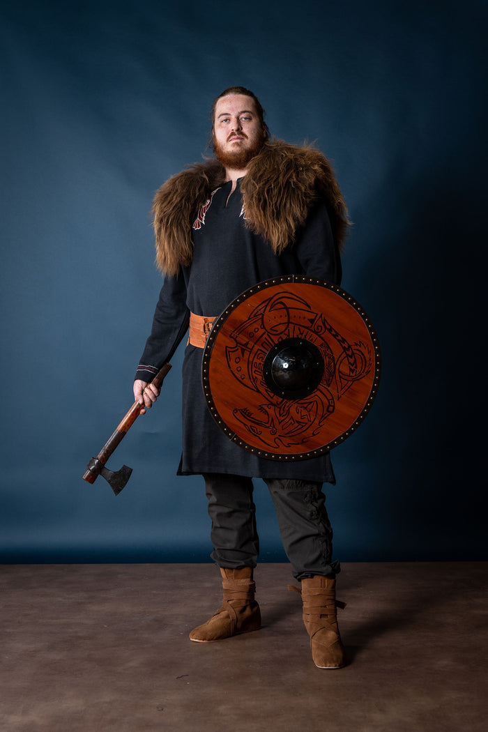 Fåreskind til skuldre Ragnar, brun